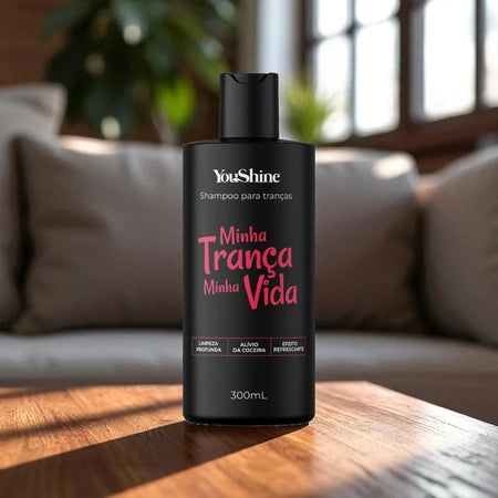 Shampoo Para Tranças Minha Trança Minha Vida 300mL YouShine Box Braid Baby Hair Nagô Boxeadora
