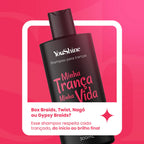 Shampoo Para Tranças Minha Trança Minha Vida 300mL YouShine Box Braid Baby Hair Nagô Boxeadora