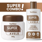 Combo Tonalizante Máscara + Shampoo Super Color YouShine 300ml Efeito Natural Cobre Cabelos Brancos