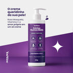 Creme AntiEstrias Removedor de Estrias e Flacidez YouShine 250g com Colágeno e Elastina Ação Rápida
