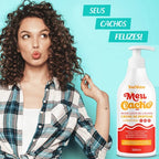 Creme De Pentear Meu Cacho Modelador de Cachos YouShine 500mL Definição Hidratação Encaracolando