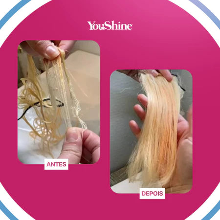 SOS Antiemborrachamento Reconstrução Capilar YouShine 300g Colágeno Hidrolizado Cabelos Danificados