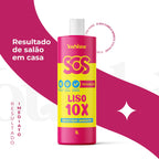 Progressiva Liso 10x SOS YouShine 1L Super Brilho Imediato Escova Resultado Profissional
