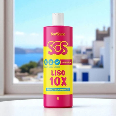 Progressiva Liso 10x SOS YouShine 1L Super Brilho Imediato Escova Resultado Profissional