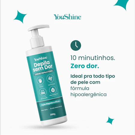 Creme Depilatório Depila Sem Dor YouShine 250g