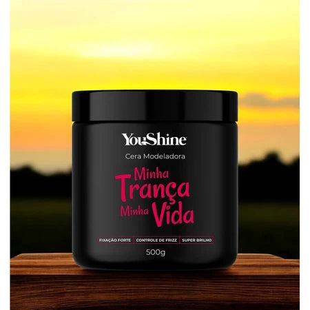 Cera Modeladora de Tranças Baby Hair Box Braid Nagô Boxeadora Profissional YouShine 500g