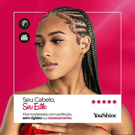 Cera Modeladora de Tranças Baby Hair Box Braid Nagô Boxeadora Profissional YouShine 500g