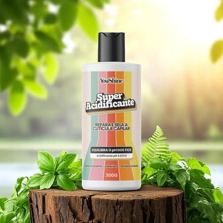 Super Acidificante Controle de pH YouShine 300g Máscara Capilar Cabelos Mais Fortes
