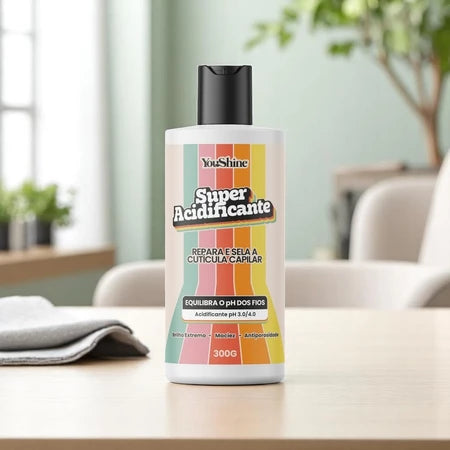 Super Acidificante Controle de pH YouShine 300g Máscara Capilar Cabelos Mais Fortes