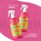 Protetor Termico 10 em 1 Spray SOS YouShine Defrizante Anti Frizz Capilar 500mL