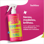 Protetor Termico 10 em 1 Spray SOS YouShine Defrizante Anti Frizz Capilar 500mL