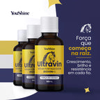 Sérum Crescimento Capilar Acelerado Antiqueda Força de Cavalo Ultravin YouShine 60ml Biovin-A