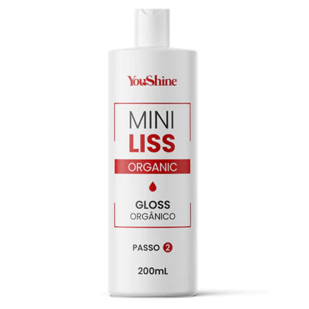 Progressiva MiniLiss Gloss Liso Imediato YouShine 200ml Escova Selagem Mais Econômica do Brasil
